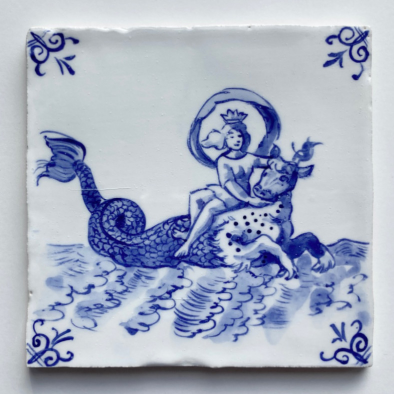 Amphitrite met zeekoe
